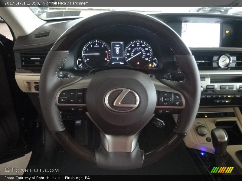 Nightfall Mica / Parchment 2017 Lexus ES 350