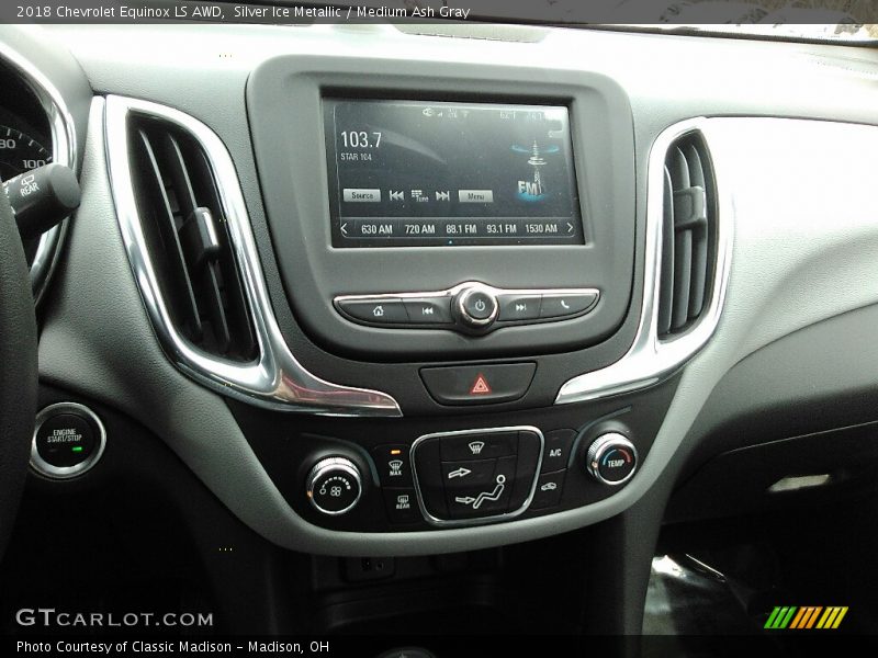 Controls of 2018 Equinox LS AWD