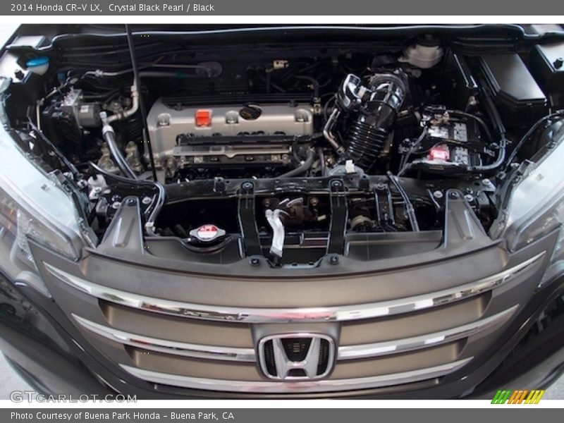 Crystal Black Pearl / Black 2014 Honda CR-V LX