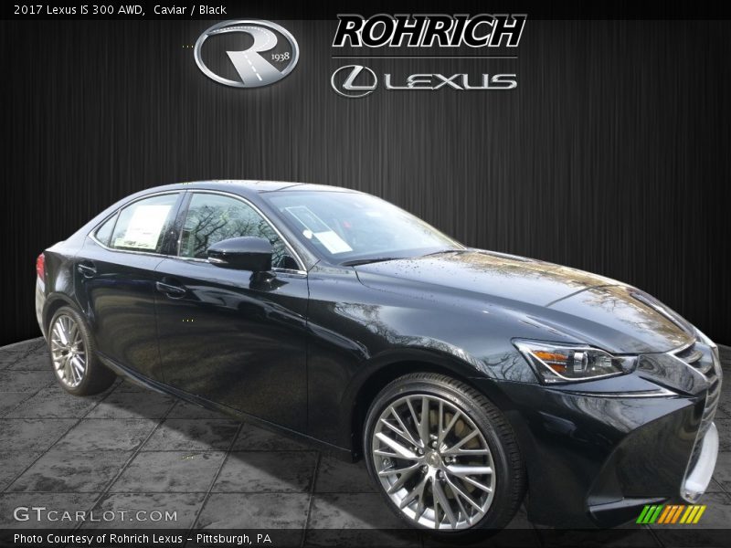 Caviar / Black 2017 Lexus IS 300 AWD