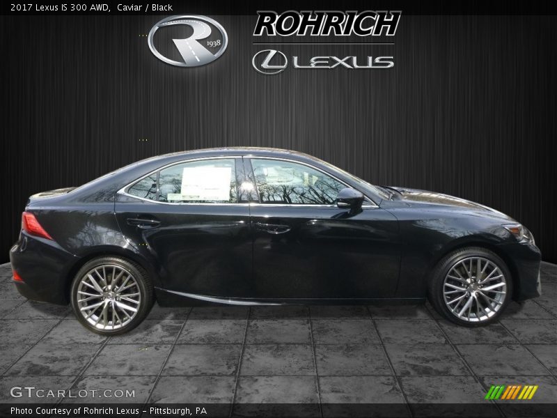 Caviar / Black 2017 Lexus IS 300 AWD