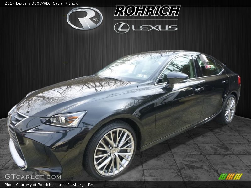 Caviar / Black 2017 Lexus IS 300 AWD