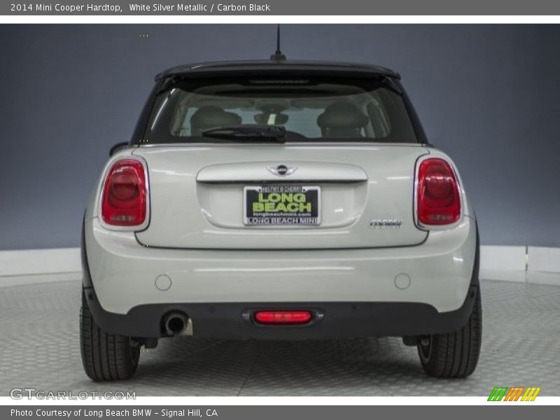 White Silver Metallic / Carbon Black 2014 Mini Cooper Hardtop
