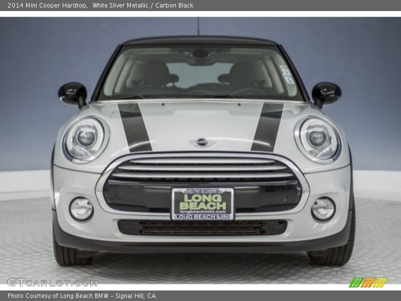 White Silver Metallic / Carbon Black 2014 Mini Cooper Hardtop