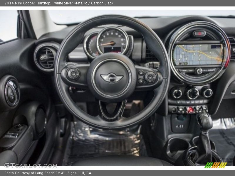 White Silver Metallic / Carbon Black 2014 Mini Cooper Hardtop
