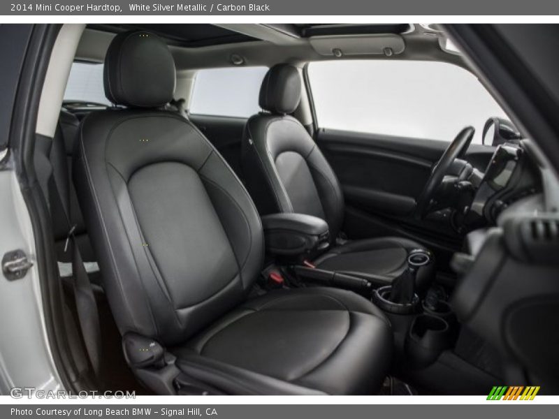 White Silver Metallic / Carbon Black 2014 Mini Cooper Hardtop