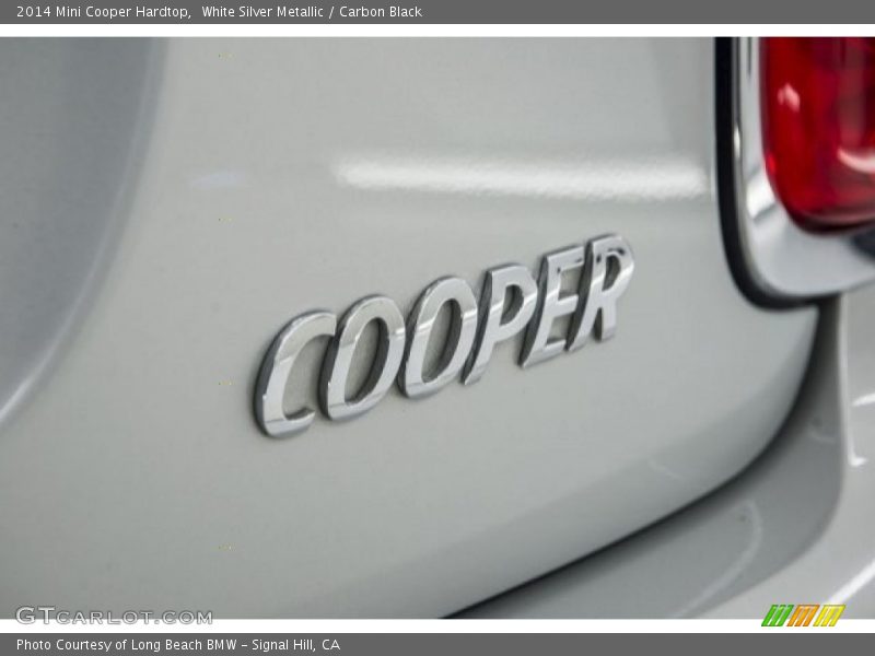 White Silver Metallic / Carbon Black 2014 Mini Cooper Hardtop