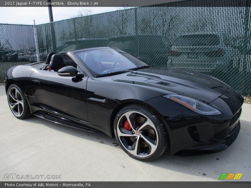Front 3/4 View of 2017 F-TYPE Convertible