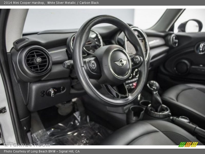 White Silver Metallic / Carbon Black 2014 Mini Cooper Hardtop