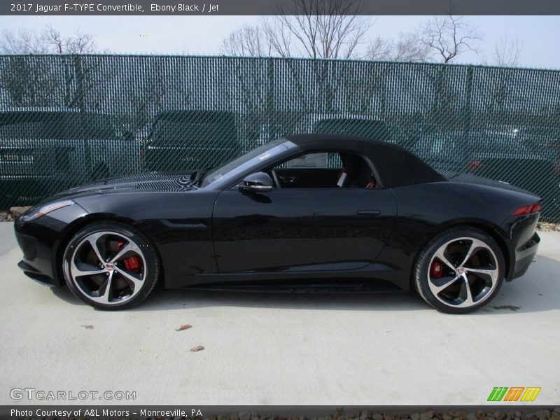 Ebony Black / Jet 2017 Jaguar F-TYPE Convertible