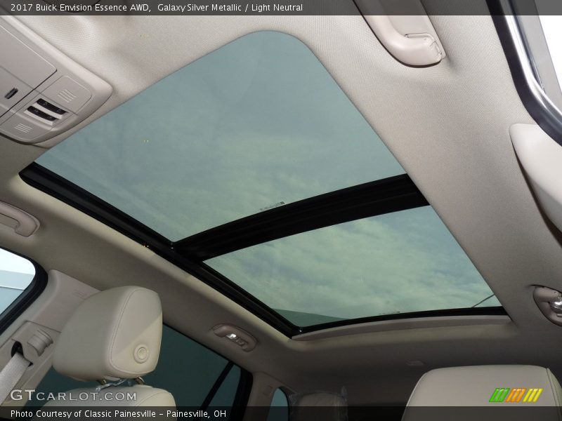 Galaxy Silver Metallic / Light Neutral 2017 Buick Envision Essence AWD