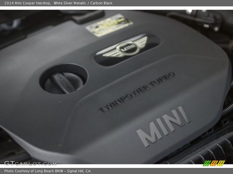 White Silver Metallic / Carbon Black 2014 Mini Cooper Hardtop