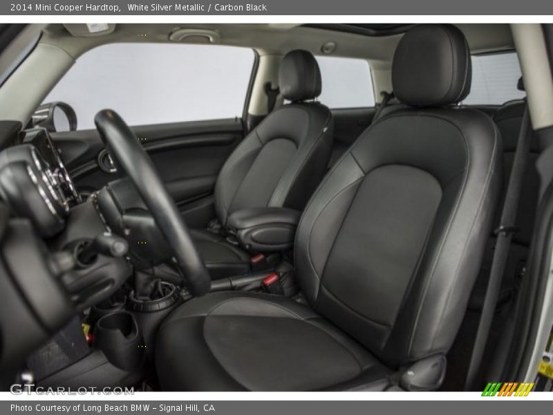 White Silver Metallic / Carbon Black 2014 Mini Cooper Hardtop