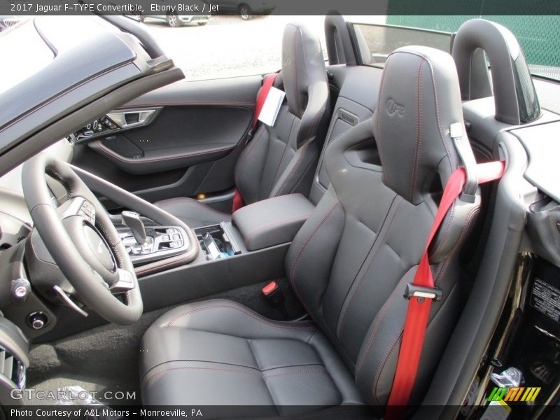 Front Seat of 2017 F-TYPE Convertible