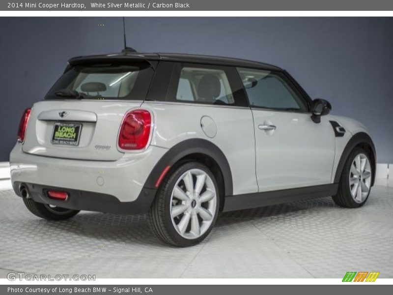 White Silver Metallic / Carbon Black 2014 Mini Cooper Hardtop