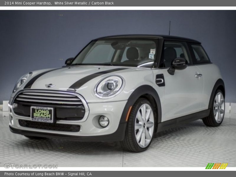 White Silver Metallic / Carbon Black 2014 Mini Cooper Hardtop