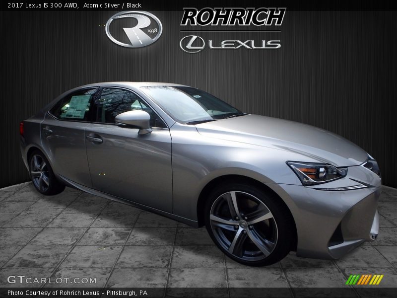 Atomic Silver / Black 2017 Lexus IS 300 AWD