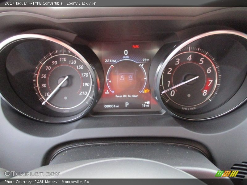  2017 F-TYPE Convertible Convertible Gauges