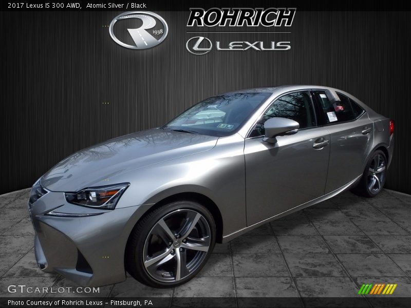 Atomic Silver / Black 2017 Lexus IS 300 AWD