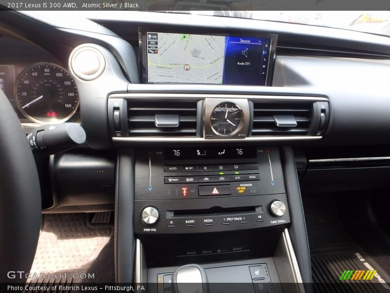 Atomic Silver / Black 2017 Lexus IS 300 AWD