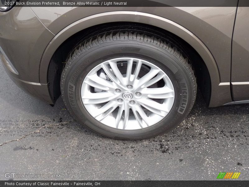 Bronze Alloy Metallic / Light Neutral 2017 Buick Envision Preferred