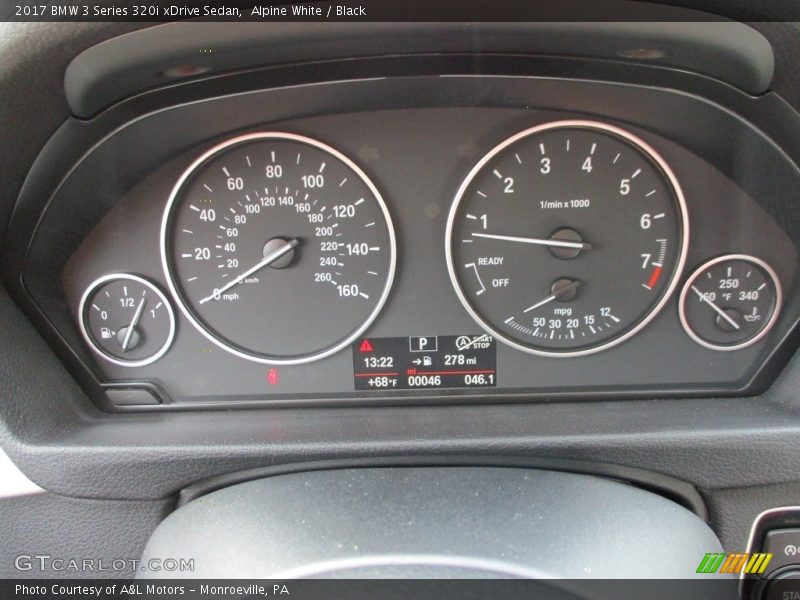  2017 3 Series 320i xDrive Sedan 320i xDrive Sedan Gauges