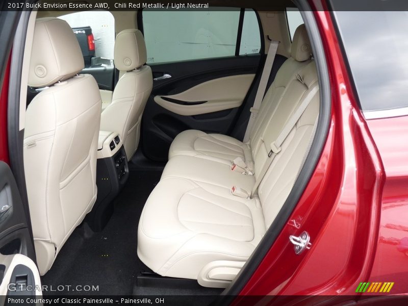 Chili Red Metallic / Light Neutral 2017 Buick Envision Essence AWD