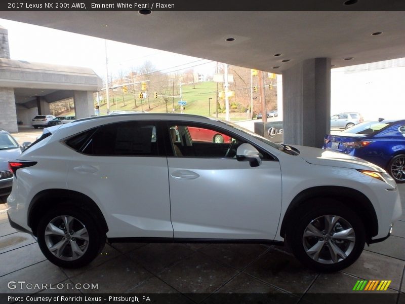 Eminent White Pearl / Flaxen 2017 Lexus NX 200t AWD