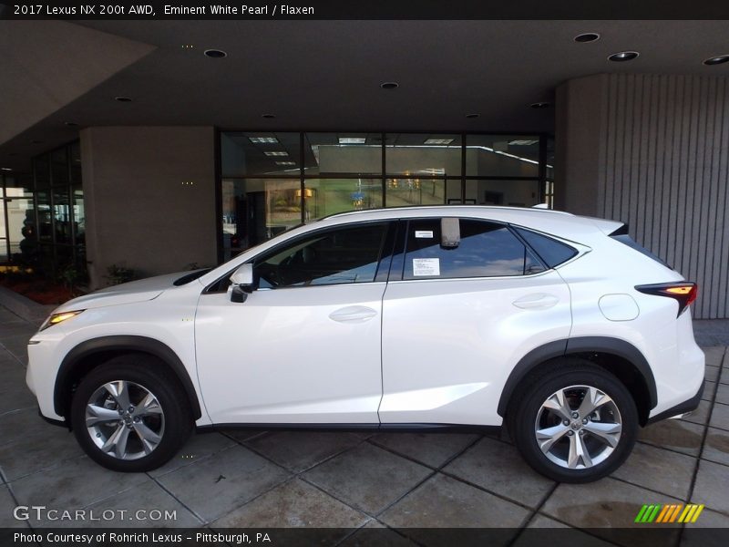 Eminent White Pearl / Flaxen 2017 Lexus NX 200t AWD