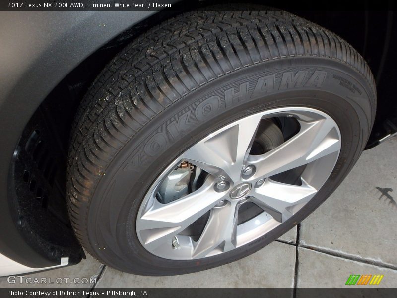 Eminent White Pearl / Flaxen 2017 Lexus NX 200t AWD