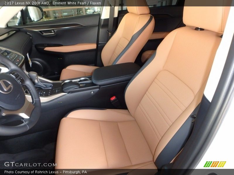 Eminent White Pearl / Flaxen 2017 Lexus NX 200t AWD
