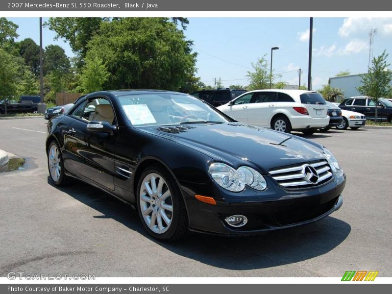 Black / Java 2007 Mercedes-Benz SL 550 Roadster