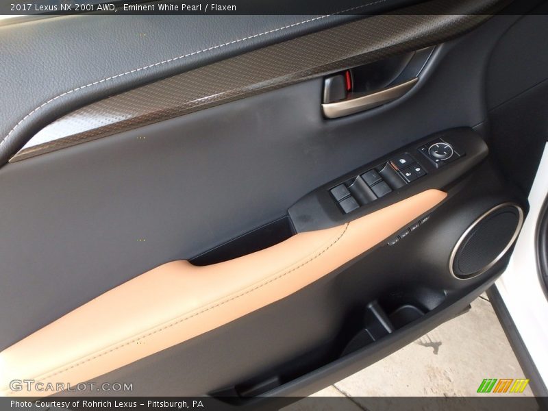 Eminent White Pearl / Flaxen 2017 Lexus NX 200t AWD