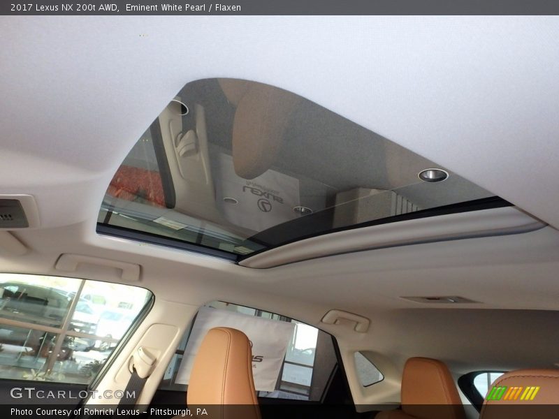 Eminent White Pearl / Flaxen 2017 Lexus NX 200t AWD