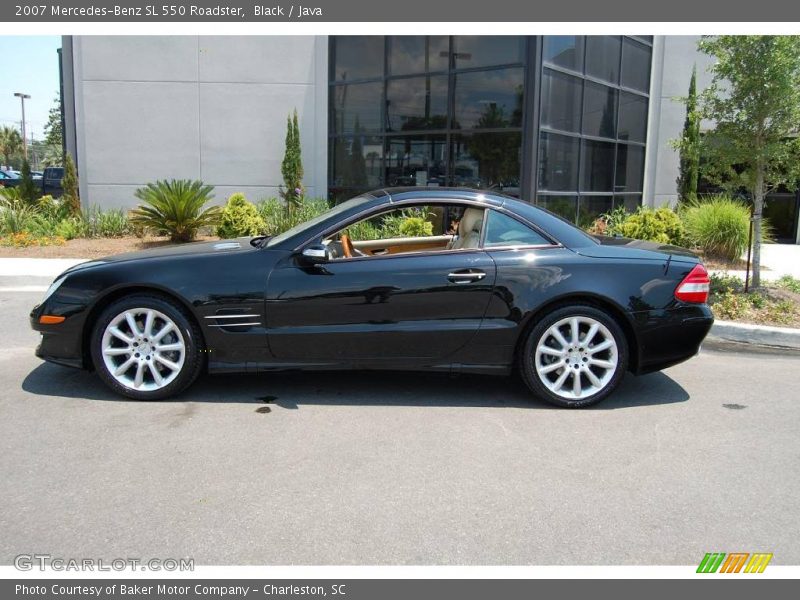 Black / Java 2007 Mercedes-Benz SL 550 Roadster