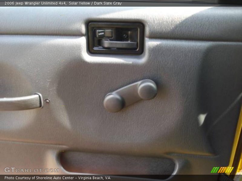 Solar Yellow / Dark Slate Gray 2006 Jeep Wrangler Unlimited 4x4