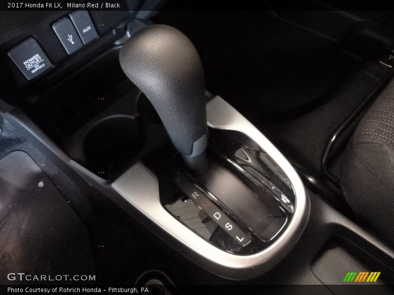 Milano Red / Black 2017 Honda Fit LX