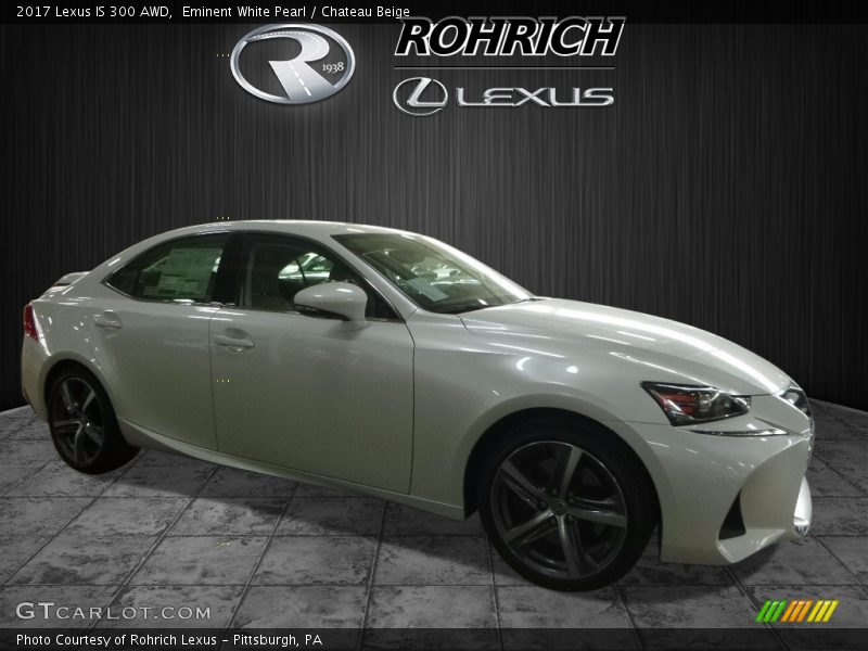 Eminent White Pearl / Chateau Beige 2017 Lexus IS 300 AWD