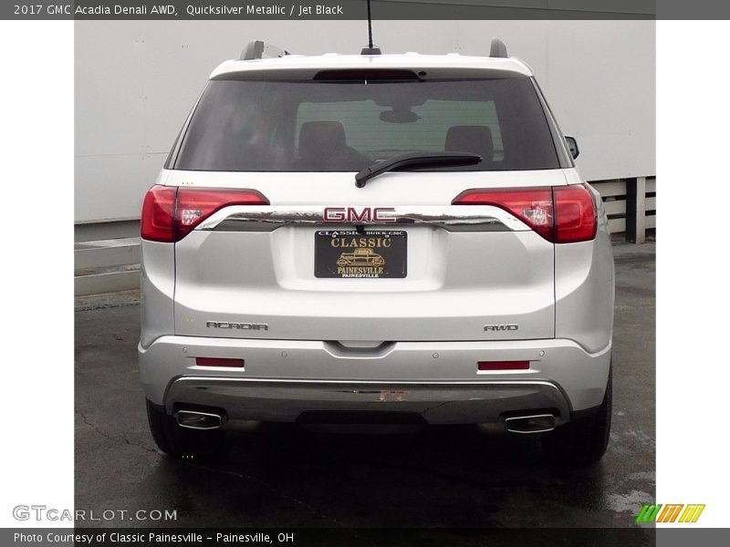 Quicksilver Metallic / Jet Black 2017 GMC Acadia Denali AWD