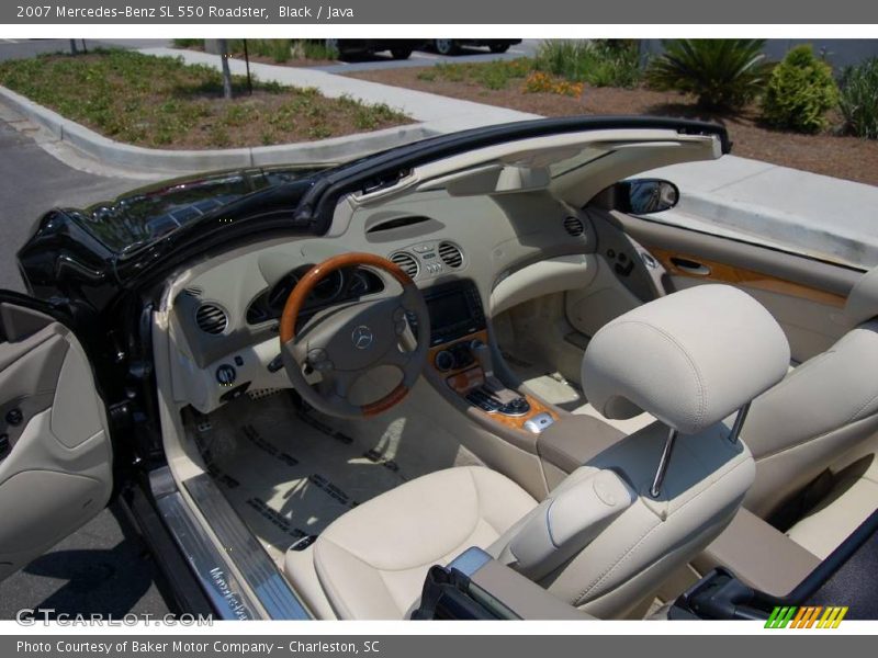 Black / Java 2007 Mercedes-Benz SL 550 Roadster