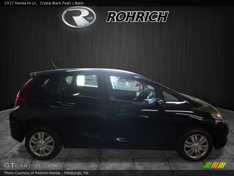 Crystal Black Pearl / Black 2017 Honda Fit LX