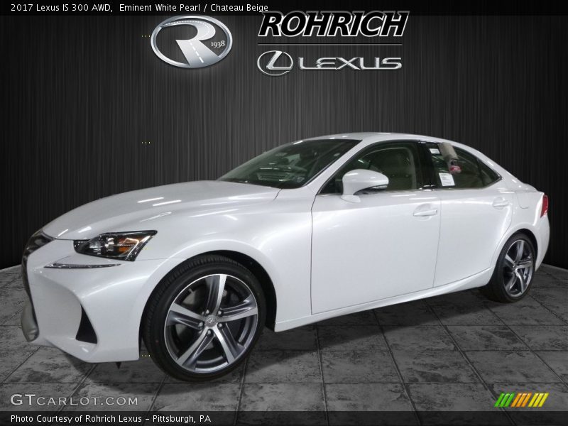 Eminent White Pearl / Chateau Beige 2017 Lexus IS 300 AWD