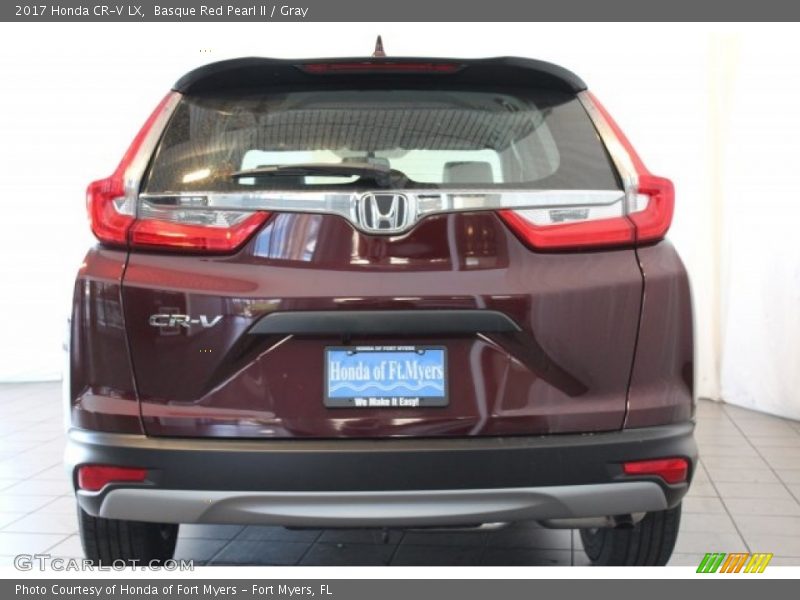 Basque Red Pearl II / Gray 2017 Honda CR-V LX