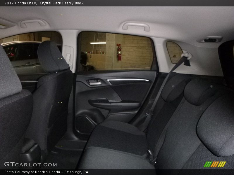 Crystal Black Pearl / Black 2017 Honda Fit LX