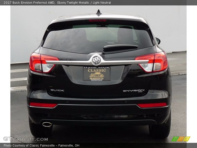 Ebony Twilight Metallic / Light Neutral 2017 Buick Envision Preferred AWD