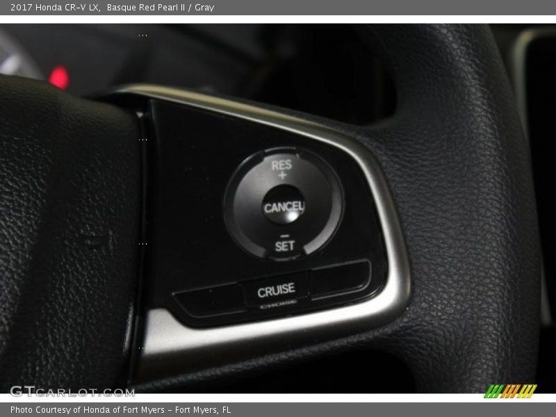 Basque Red Pearl II / Gray 2017 Honda CR-V LX