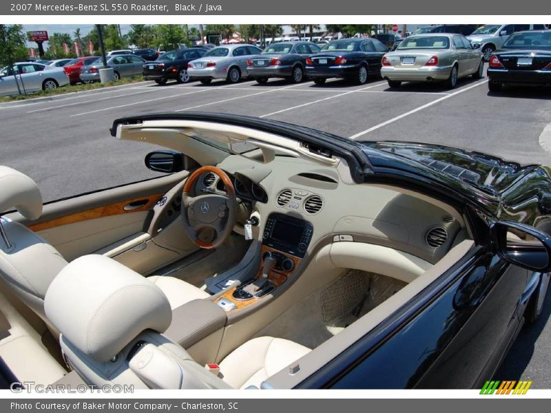 Black / Java 2007 Mercedes-Benz SL 550 Roadster