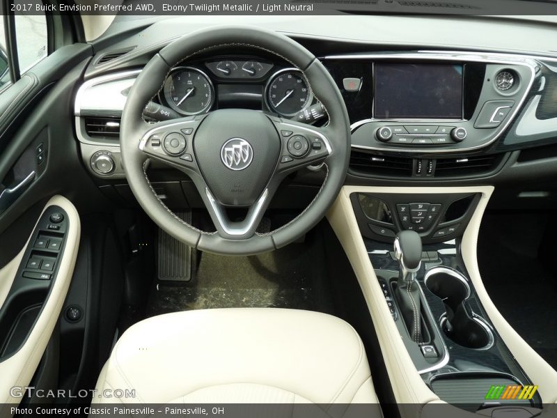 Ebony Twilight Metallic / Light Neutral 2017 Buick Envision Preferred AWD