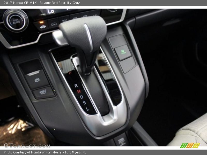 Basque Red Pearl II / Gray 2017 Honda CR-V LX