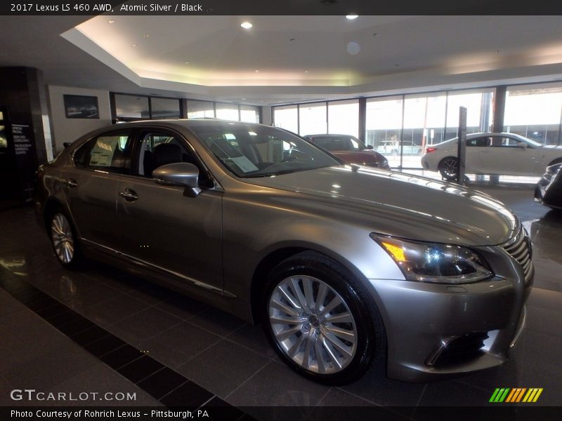Atomic Silver / Black 2017 Lexus LS 460 AWD